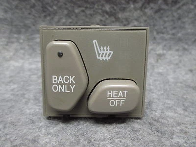 2000 - 2005 凯迪拉克德维尔加热座椅开关按钮 25680199 页岩米色 20819 — 第 1/2 张图片