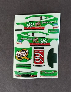 2024 Custom Daniel Suarez #99 Quaker State Throwback 1/64 Peel & Stick Aufkleber - Bild 1 von 1