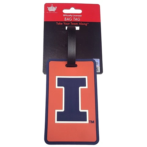 Illinois Fighting Illini Soft Luggage/Bag Tag Cover