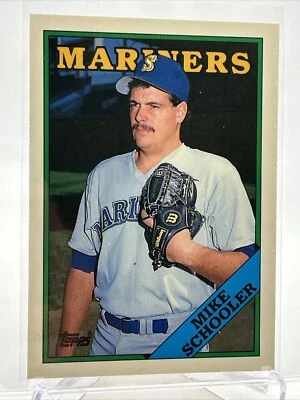 1988 Topps Traded TIFFANY Baseball Card Mike Schooler #105T Mint FREE SHIPPING - Image 1 of 3