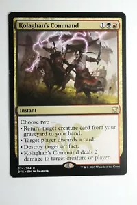 Magic the Gathering MTG Khans of Tarkir Kolaghan's Command NM - Picture 1 of 2