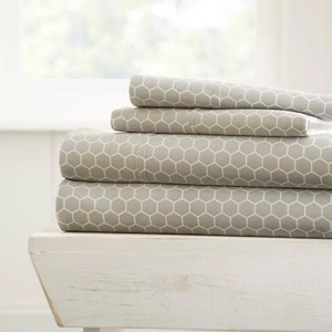 Fashion Collection by Kaycie Gray 4PC Sheets set Easy Care Comfort Bedding - Picture 1 of 20