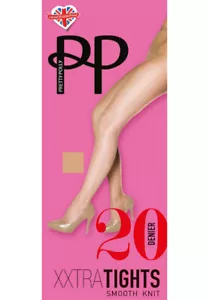Pretty Polly XXtra Tights Size : XXL Colour : Chiffon Barely Black - Picture 1 of 4