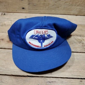 Gorra de camionero McDonald Douglas F-15 Eagle azul - Imagen 1 de 4