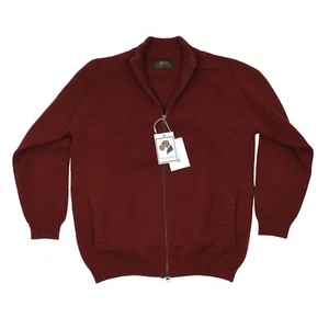 PETER SCOTT Strickjacke 100% Wolle Wool Gr 38 ca 52,5cm Zip Cardigan Rot Red Ros - Bild 1 von 7