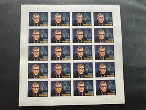 Scott #5833 John Wooden Pane of 20 Forever Stamps (2024) - Picture 1 of 1