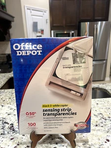 Office Depot 100 Count Black and White Copier Transparencies - New, Sealed - Picture 1 of 3