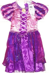 Disney Rapunzel Vestido Disfraz Princesa Fantasía Parques Temáticos Talla XXS 2/3 NUEVO - Imagen 1 de 2