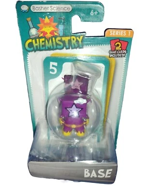 Basher Science CHEMISTRY BASE 2 cartas de juego incluidas NUEVO SELLADO Mattel 6+ Foto 1 de 2