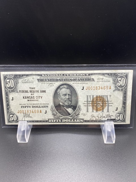 $50 US Small Size Paper Money Notes for sale