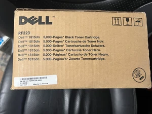 Original Dell RF223 Schwarz Tonerkassette 1815DN - Neu, versiegelt, OEM! - Bild 1 von 4