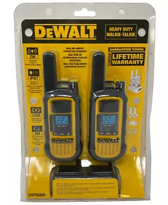 DEWALT DXFRS800 22-Channel Two Way Radio Walkie Talkies - Zdjęcie 1 z 3