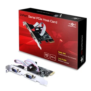 Vantec 2-Port Serial PCIe Host Card - Afbeelding 1 van 3
