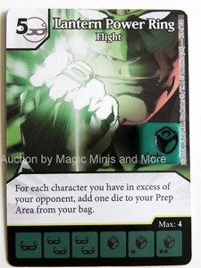 Justice League ~ LANTERN POWER RING Flight #124 rare Dice Masters DC card - Picture 1 of 1