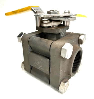 APOLLO 83A-148-01 2" Acero al Carbono Válvula de Bola de 3 Piezas, NPT Roscado, 1500-psi WOG Foto 1 de 4