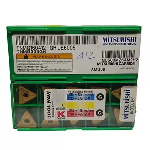 X10 Mitsubishi Hartmetalleinsatz Tnmg 160412GH Drehung Spitzen UE6005 IS8 - Bild 1 von 1