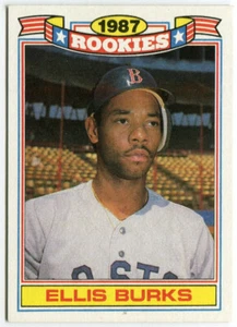 1988 Topps '87 Rookies Insert #2 Ellis Burks Boston Red Sox - Picture 1 of 2