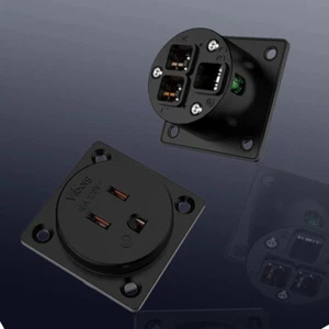 Viborg VM04 Reinkupfer US Buchse 15A 125V Buchse Netzteil Buchse Outlet - Bild 1 von 8