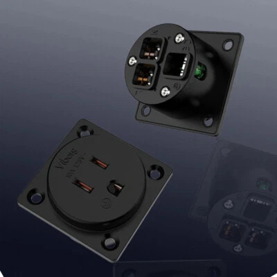 Viborg VM04 Pure Copper US Socket 15A 125V Receptacle Power Supply Female Outlet - image 1 of 4