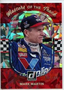 2018 Donruss NASCAR Masters of the Track CRACKED ICE Mark Martin #841/999 - Picture 1 of 2