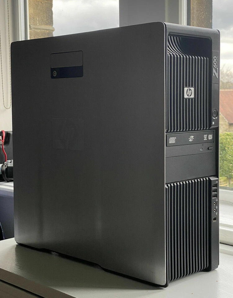 8-CORE HP Z600 WORKSTATION DUAL Xeon 2x X5570 12GB RAM 500GB HDD Nvidia Quadro - Image 1 of 4