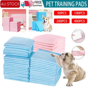 50-400PCS Puppy Training Pads Pet Cat Dog Potty Pee Wee Pad Toilet 60X60CM - Picture 1 of 13