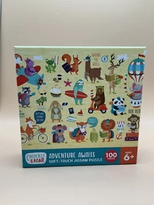 Chuckle & Roar, Adventure Awaits, 100 piece Soft-Touch Jigsaw Puzzle- New - Picture 1 of 2