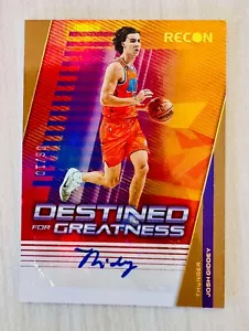 Josh Giddey 2022-23 Panini Recon Destined for Greatness Autograph Auto /10 - Picture 1 of 1