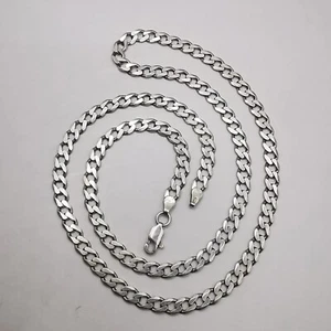 Vintage Beautiful Jewelry necklace Chain 925 Sterling Silver Signed 19.04g - Picture 1 of 8