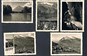 10 VISTAS FOTOGRÁFICAS DE BAD RAGAZ SUIZA 1954 - Imagen 1 de 3