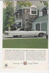 "Anuncio original de la revista Cadillac 1967 ""Ya el Cadillac más aclamado de todos" - Imagen 1 de 1