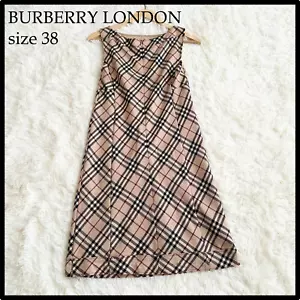 BURBERRY LONDON BLUE LABEL Long Dress Sleeveless 100% Wool Size38(US:S) japan - Picture 1 of 14