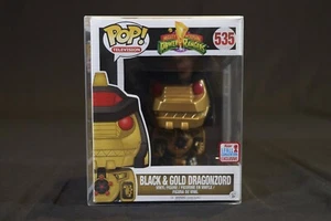 Funko Pop! Vinyl Power Rangers Black & Gold Dragonzord NYCC 2017 #535 *SEALED* - Picture 1 of 1