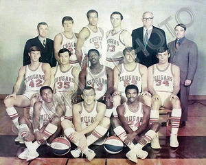 1969-1970 CAROLINA COUGARS ABA BASKETBALL TEAM 8X10 PHOTO - Picture 1 of 1