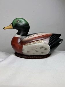 Vintage Jasco Mallard Duck Lint Remover Brush Ceramic Figurine ~ Taiwan - Picture 1 of 11