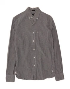 J. CREW Mens Slim Shirt XS Grey Gingham Cotton DJ09 - Picture 1 of 3