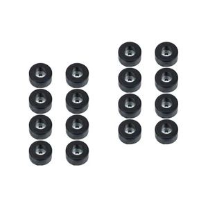 Set 2 Tappetini Altoparlanti Base Ammortizzante Piedini in Gomma per Altoparlanti Dischi Spike - Foto 1 di 12