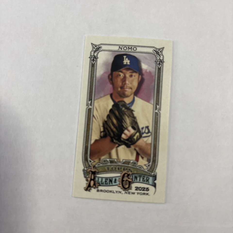 2025 ALLEN & GINTER HIDEO NOMO 迷你 A&G 背面无编号/50 短版印刷 — 第 1/4 张图片