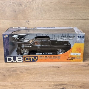 Jada Dub City Big Ballers Dodge Ram 1500 schwarz Diecast Pickup 1/18 Neu - Bild 1 von 8