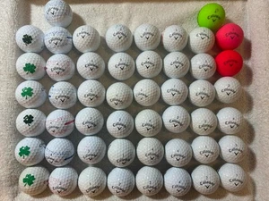 50 Callaway Supersoft balls. 4A+, excellent shape. Ready to play - Picture 1 of 8