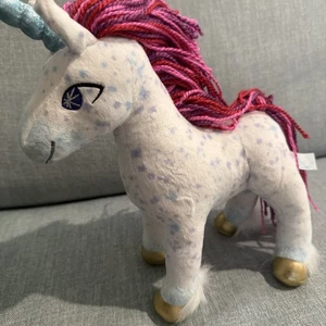 Uni das Einhorn Plüschtier Stofftier mit Garn Haaren 2019 - Bild 1 von 10