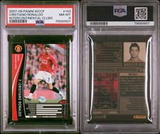 2007-08 Panini WCCF Intercontinental Clubs Cristiano Ronaldo #143 PSA 8 Japanese