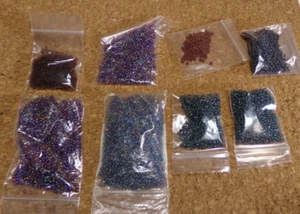 SIZE 11/0 CRAFT SEED BEADS 90 g ( 3.2 OZ) LOT cm37 bz8cr J88CR - Bild 1 von 3
