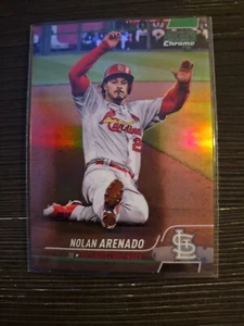 2022 Topps Stadium Club Chrome #110 Green Refractor 54/99 Nolan Arenado Cardinal - Picture 1 of 2