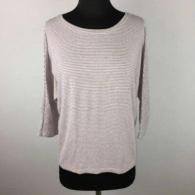 Top Rachel Zoe Mujer M Multicolor Rayas Dolman Manga 3/4 DB Foto 1 de 4