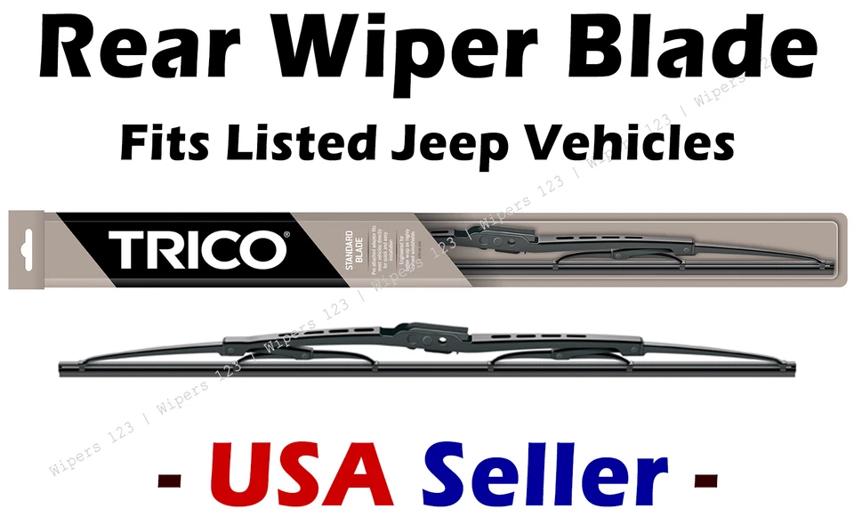 Escobilla limpiaparabrisas trasera - estándar - se adapta a vehículos Jeep listados - 30130 Foto 1 de 1