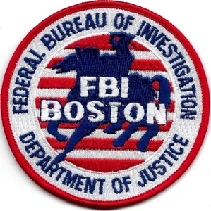 FBI Boston MASSACHUSETTS Police Patch SEK Polizei Abzeichen SWAT - S.W.A.T. - Bild 1 von 2