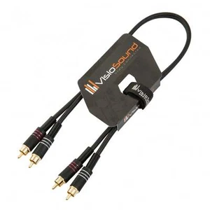 Phono RCA X 2 Doble a Cable Fono RCA X 2 Doble / Cable de Audio Estéreo DJ 0.5m - Imagen 1 de 2