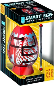 RED DRAGON Smart Egg Difficult Red Dragon 2-layer Labyrinth Puzzle Difficult  - Picture 1 of 2