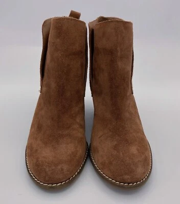 Lucky Brand Yoniana Botines Botines Zapatos Para Mujer Talla 5.5 Marrón Gamuza Foto 1 de 4